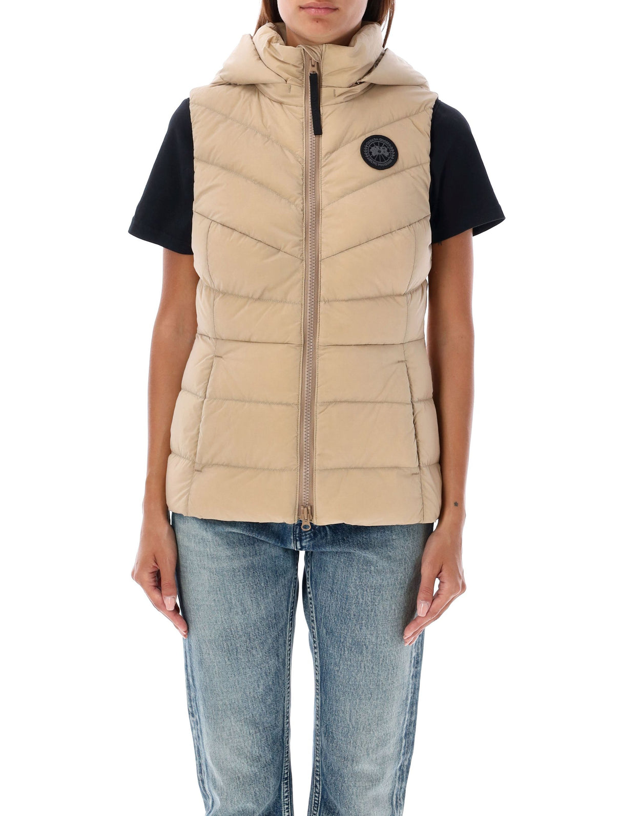 CANADA GOOSE Slim Fit Hooded Vest for Women - Size S