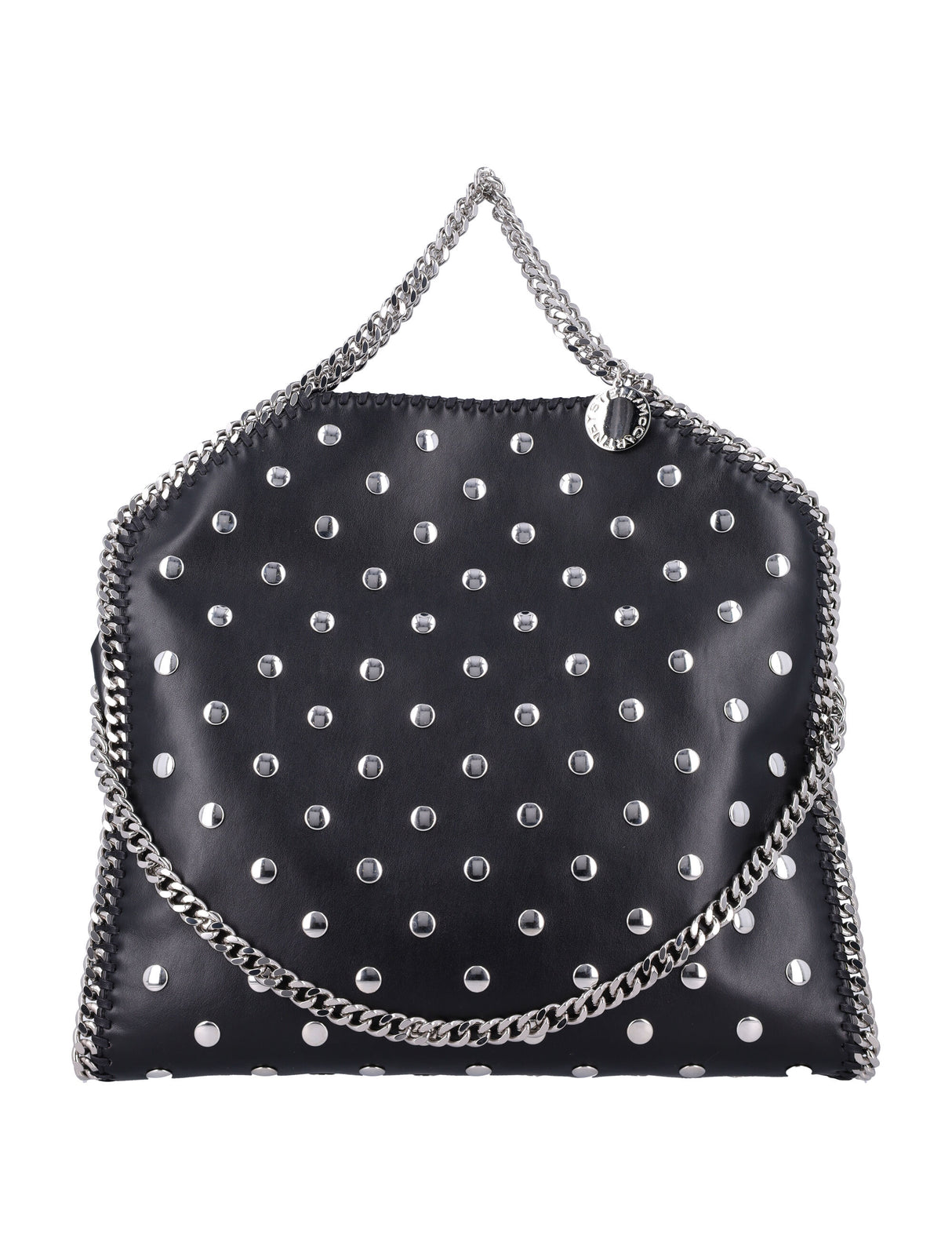 STELLA MCCARTNEY Studded 3 Chains Falabella Handbag - 38cm x 37cm x 9cm