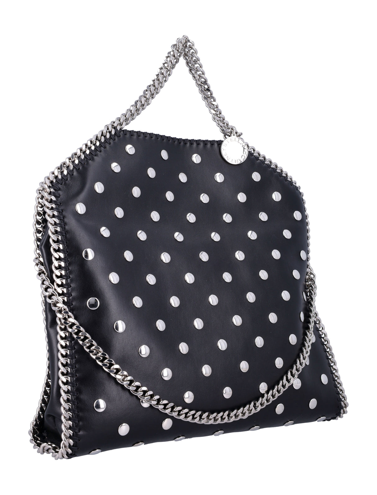 STELLA MCCARTNEY Studded 3 Chains Falabella Handbag - 38cm x 37cm x 9cm