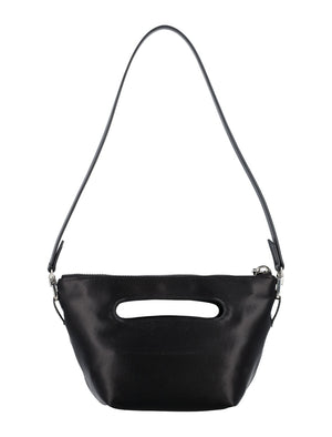 THE ATTICO Elegant Mini Tote with Detachable Strap - Black