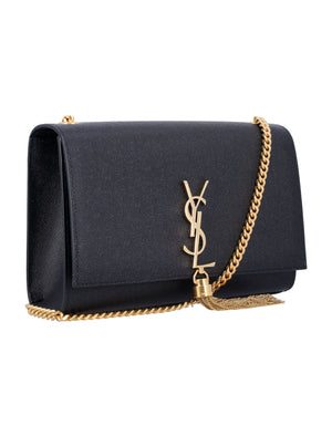 SAINT LAURENT Medium Tassel Shoulder Handbag