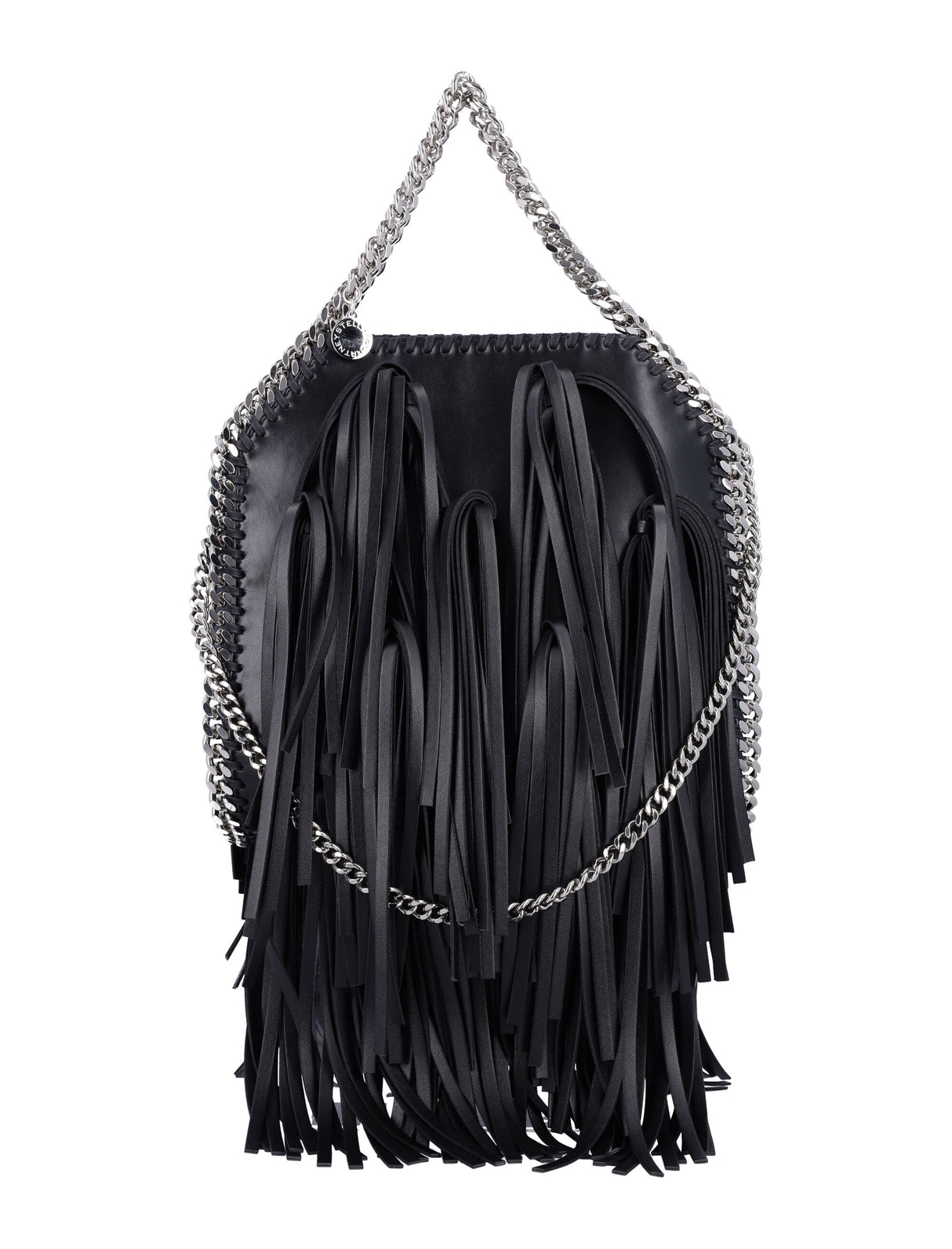 STELLA MCCARTNEY Mini Tote Handbag with Fringed Detail