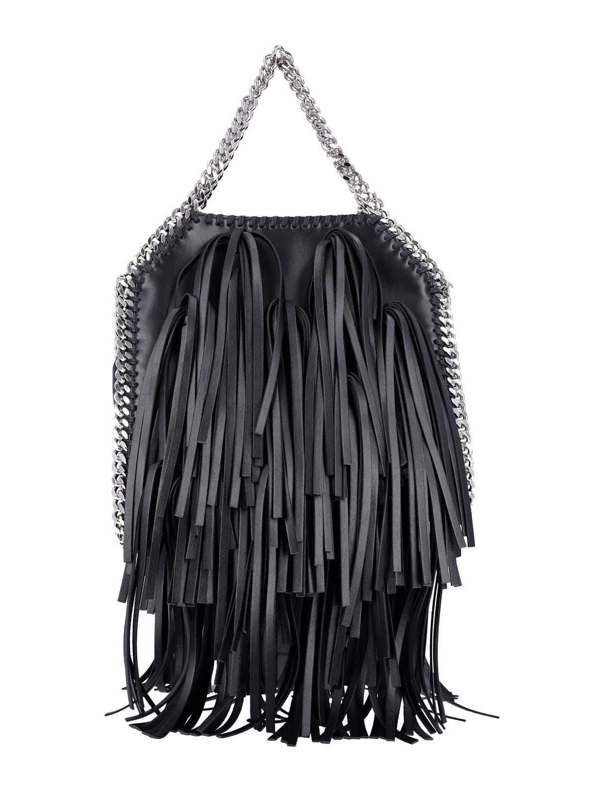 STELLA MCCARTNEY Mini Tote Handbag with Fringed Detail