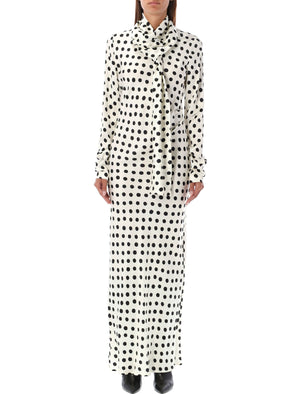 MSGM Polka Dots Long Dress Size 40