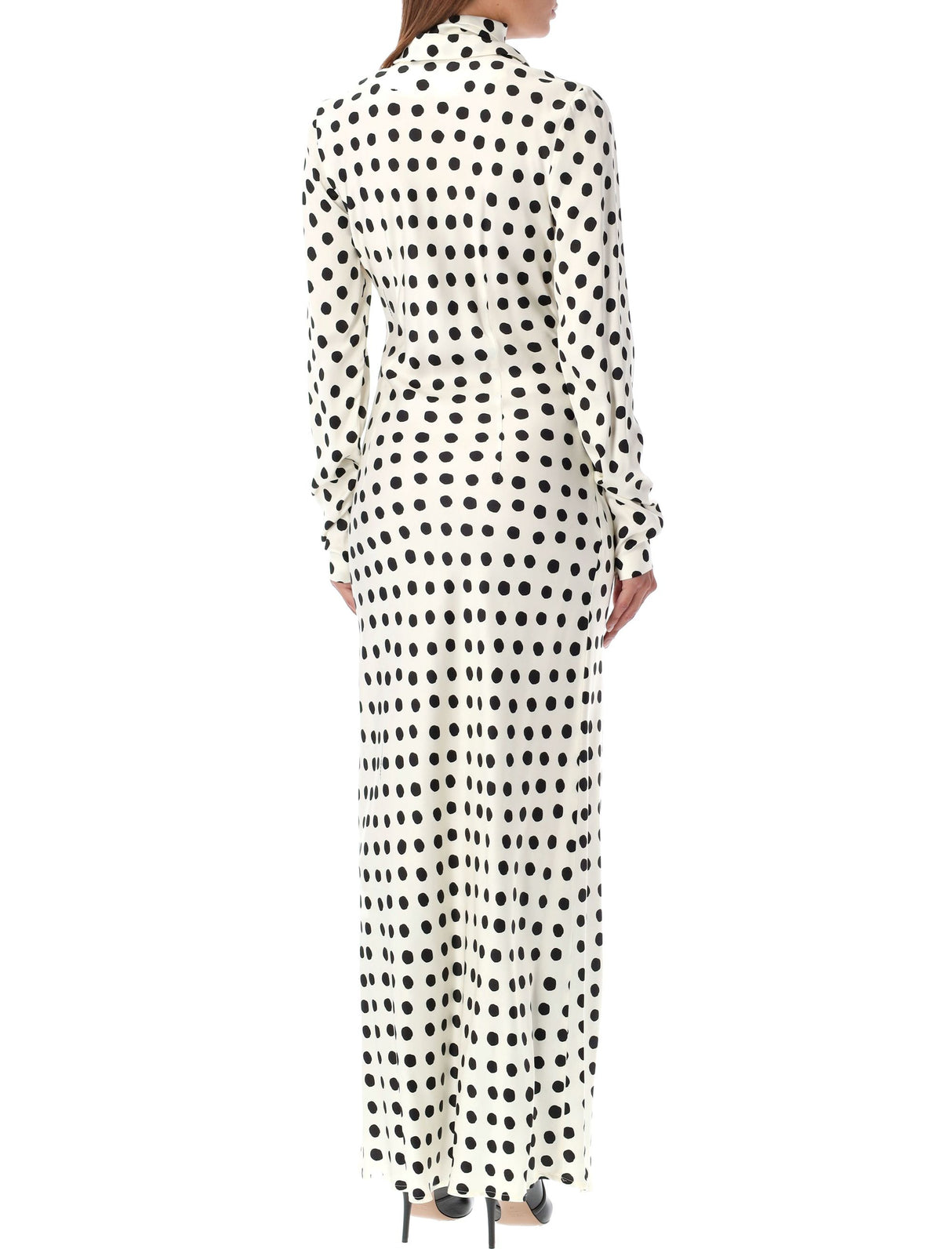 MSGM Polka Dots Long Dress Size 40