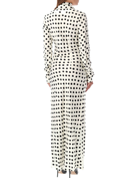 MSGM Polka Dots Long Dress Size 40