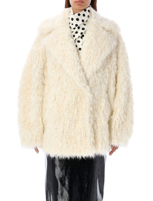 MSGM Oversized Eco-Fur Jacket - Size 40