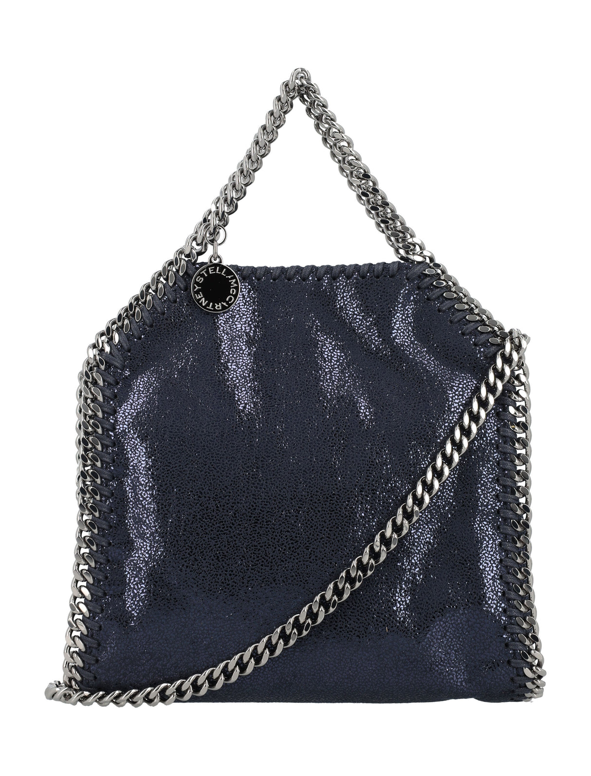 STELLA MCCARTNEY Mini Eco Chic Tote in Ink - 17.5x18x6 cm