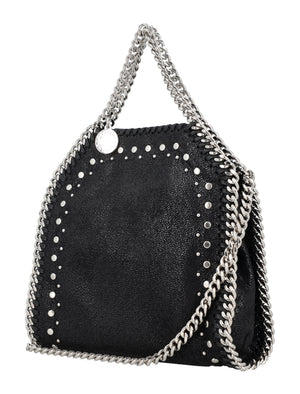 STELLA MCCARTNEY Mini Falabella Studs Tote with Chain Detail