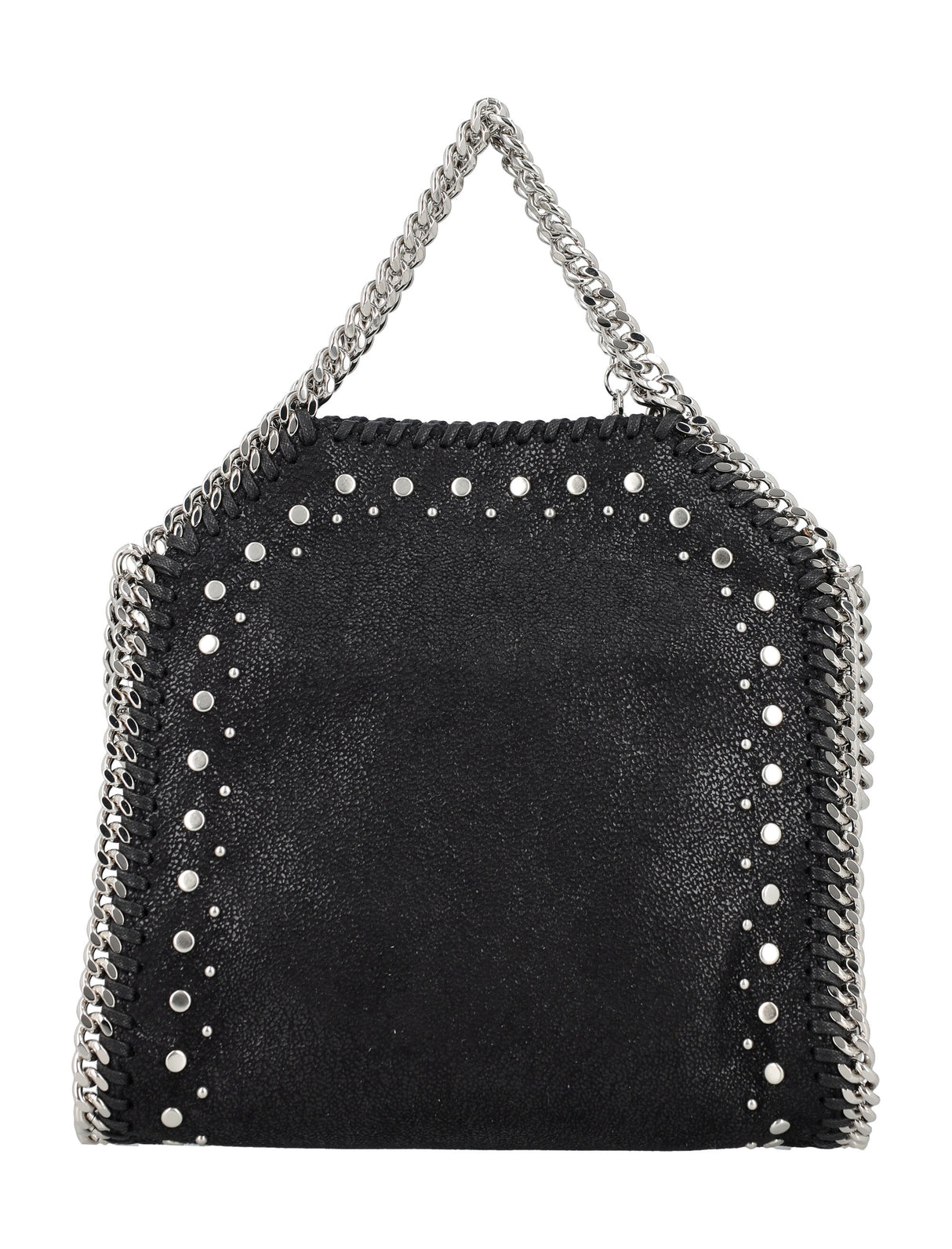 STELLA MCCARTNEY Mini Falabella Studs Tote with Chain Detail