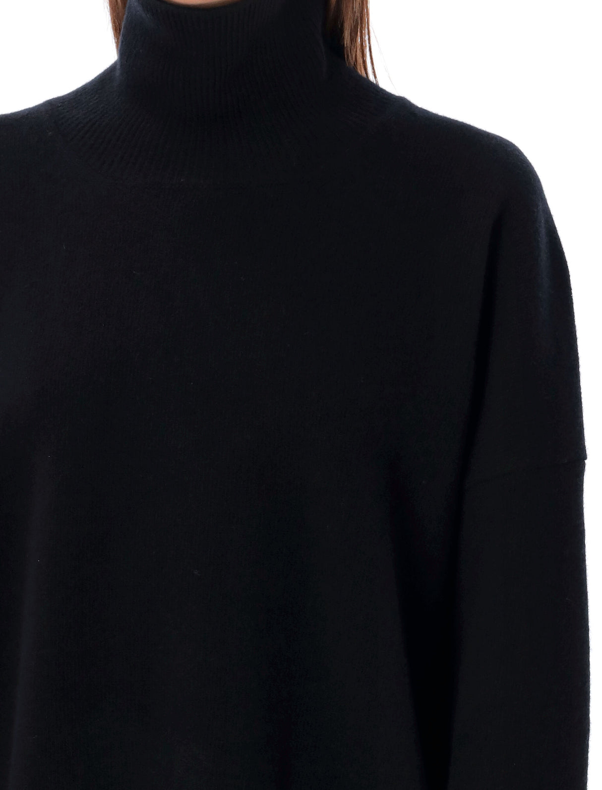 RÓHE High Neck Knit Sweater - Oversized Fit (Size 36)