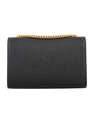 SAINT LAURENT Elegant Mini Kate Leather Handbag