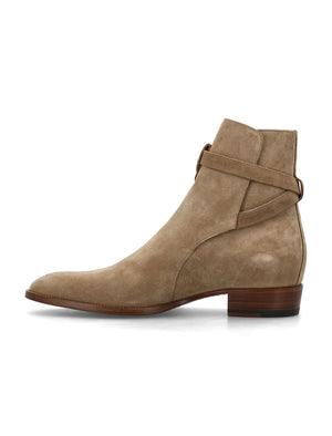 SAINT LAURENT Modern Wyatt 30 Jodhpur Ankle Boots