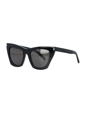 SAINT LAURENT Sleek Black Statement Sunglasses