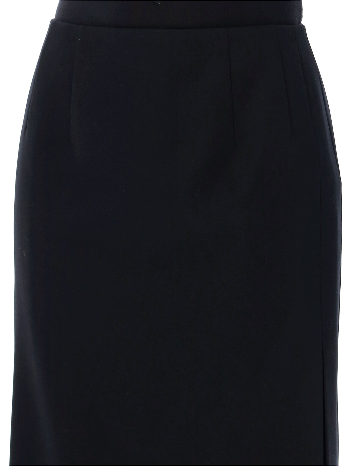 VALENTINO GARAVANI Chic High-Waisted Midi Skirt with Side Splits