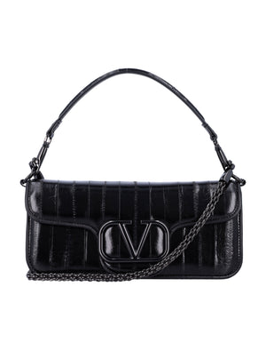 VALENTINO GARAVANI Mini Luxe Eel Skin Shoulder Handbag