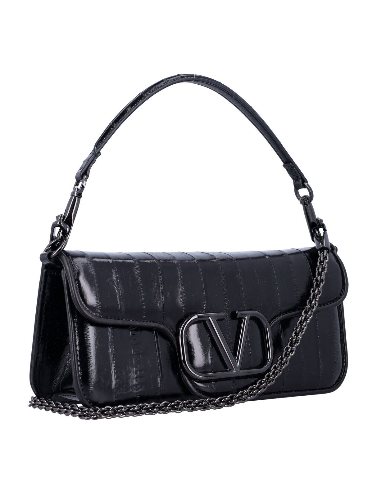 VALENTINO GARAVANI Mini Luxe Eel Skin Shoulder Handbag