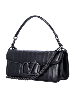 VALENTINO GARAVANI Mini Luxe Eel Skin Shoulder Handbag