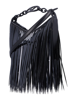 VALENTINO GARAVANI Mini Hobo Handbag with Sequin Fringes