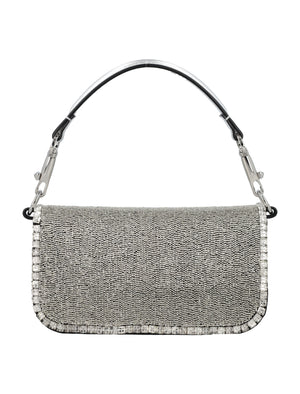 VALENTINO GARAVANI Mini Jewel-Embellished Silk Handbag