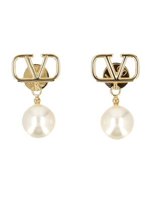 VALENTINO GARAVANI VLOGO EARRINGS