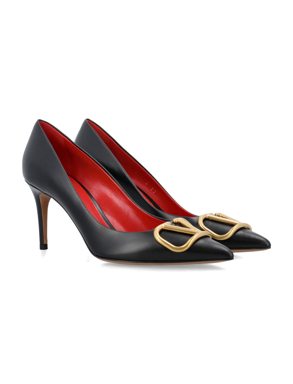 VALENTINO GARAVANI Chic V-Logo Mini Heel Pumps