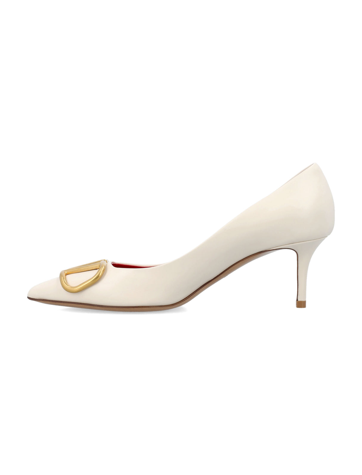 VALENTINO GARAVANI Elegant Leather VLogo Signature Pumps with 2.4 Inch Heel