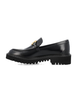 VALENTINO GARAVANI Elegant VLogo Signature Leather Loafer