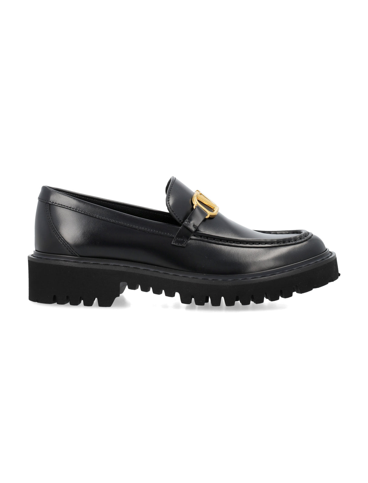 VALENTINO GARAVANI Elegant VLogo Signature Leather Loafer