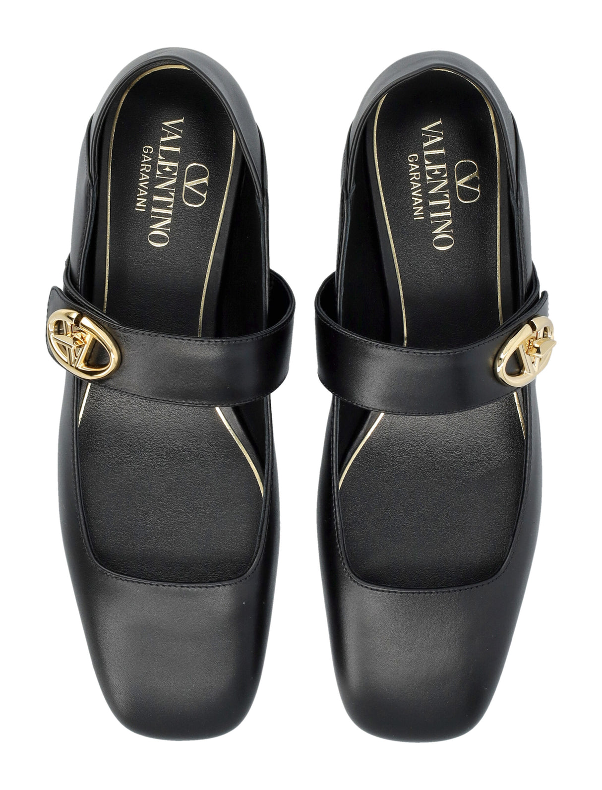 VALENTINO GARAVANI Elegant Mary Jane Flat Ballerinas