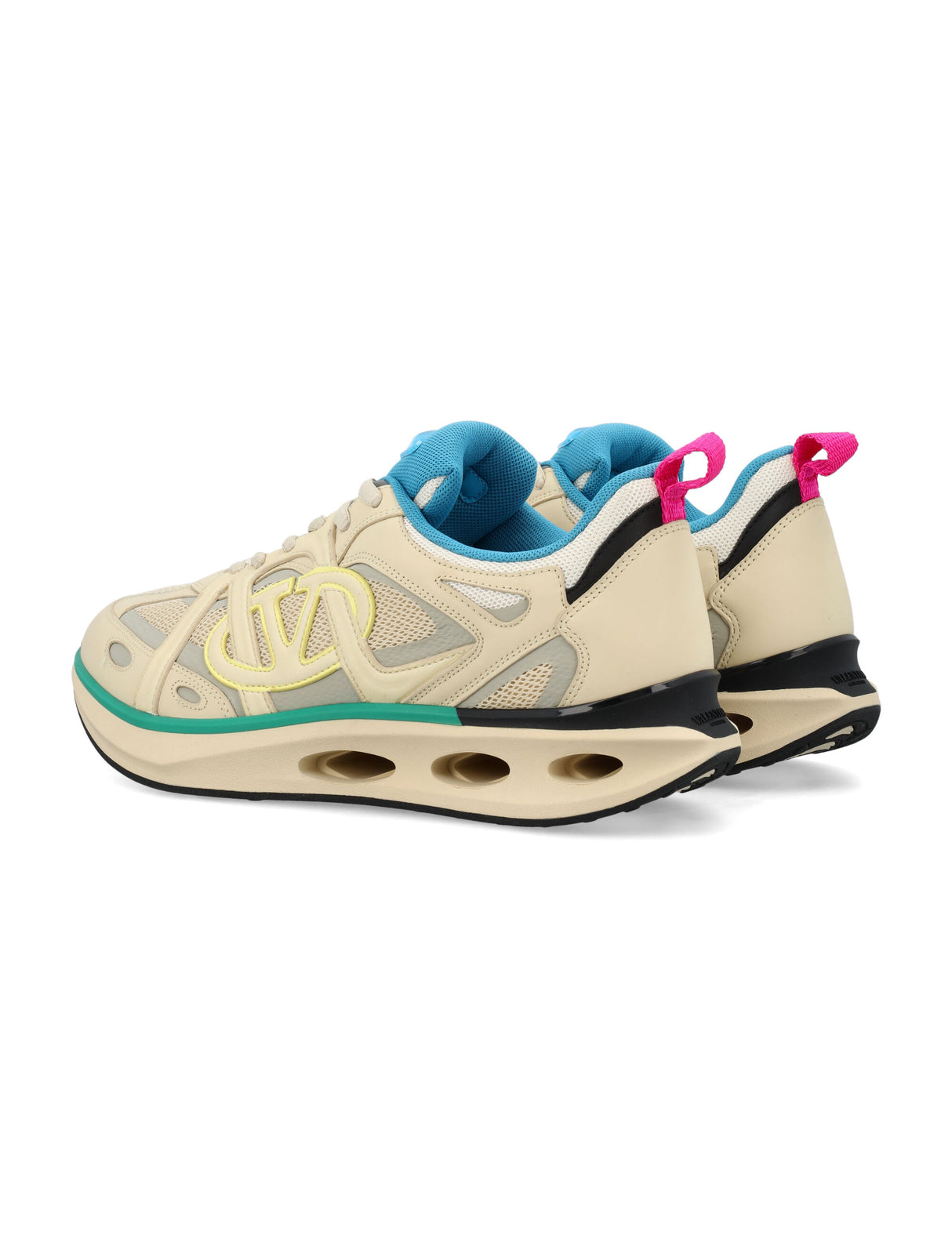 VALENTINO GARAVANI EasyJog Multicolor Leather Sneakers