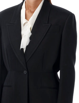 KHAITE Elegant Tailored Blazer with Structured Shoulders