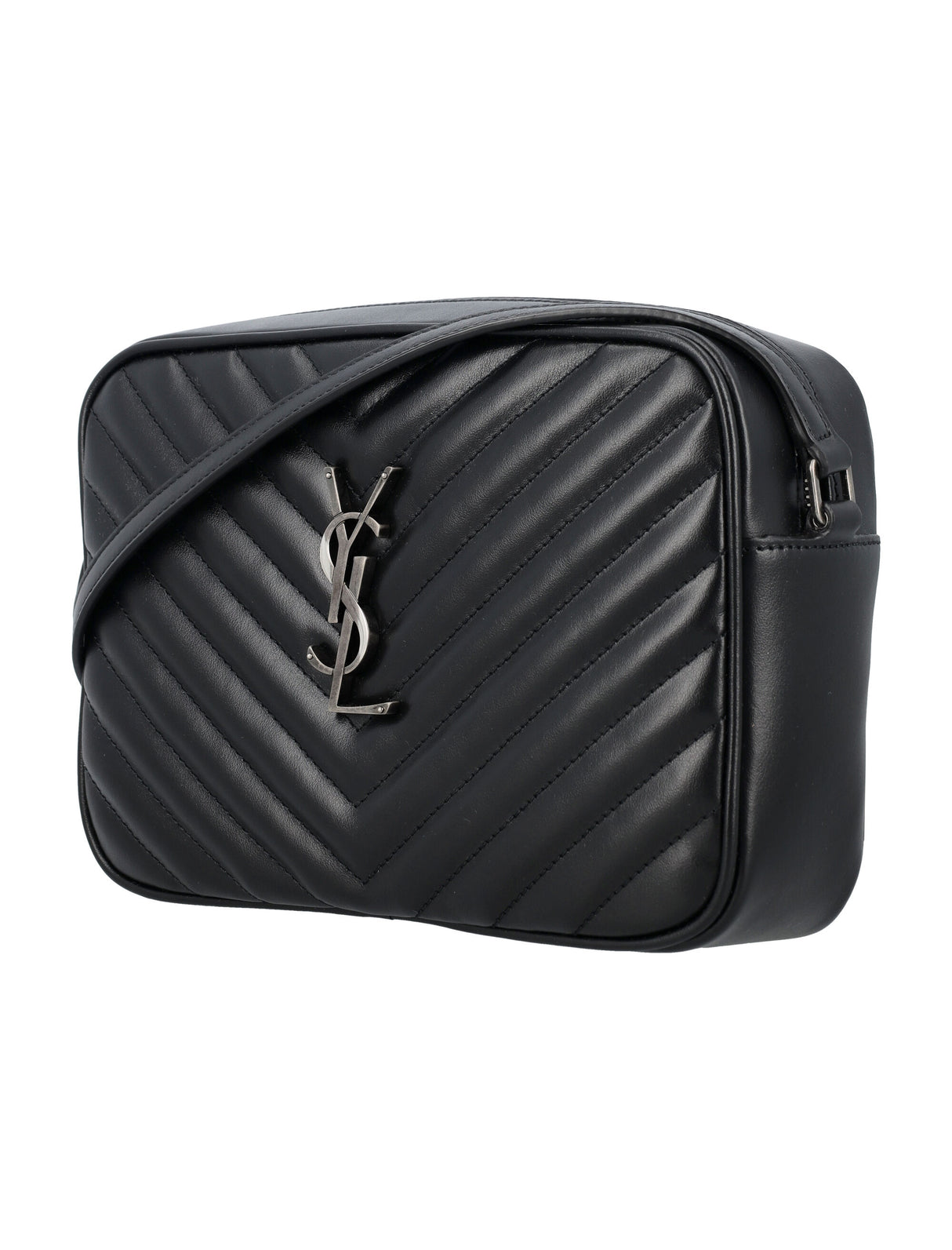 SAINT LAURENT Elegant Mini Black Leather Handbag