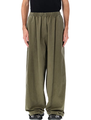 BALENCIAGA Men's Oversized Mid-Waist Baggy Pants