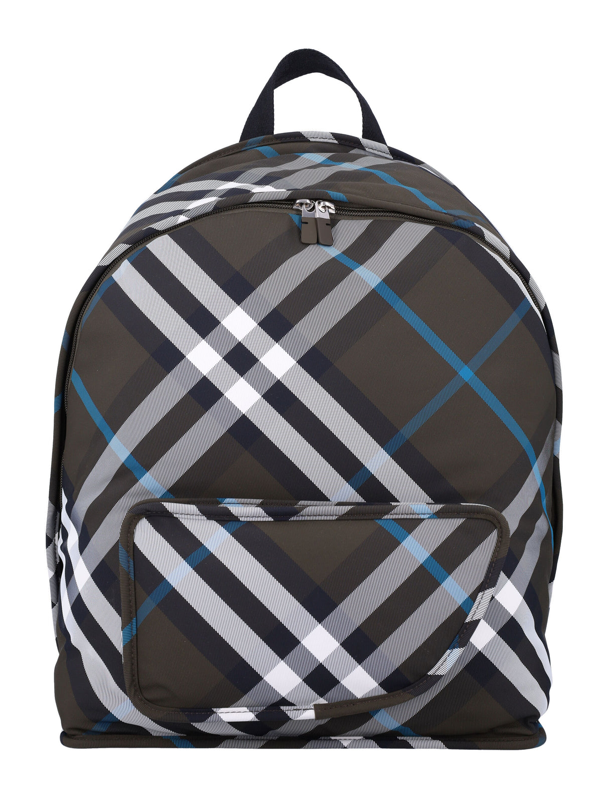 BURBERRY Check Pattern Shield Backpack - 41 cm