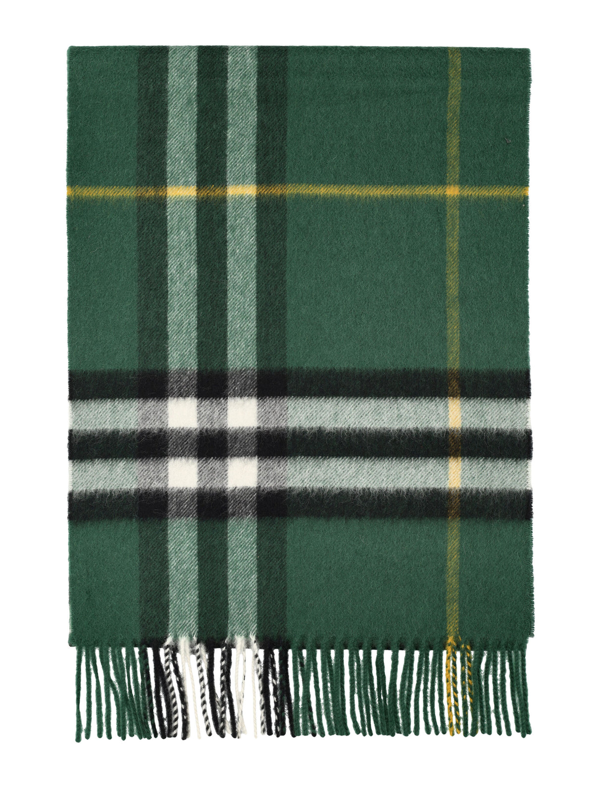 BURBERRY Giant Check Cashmere Scarf for Men