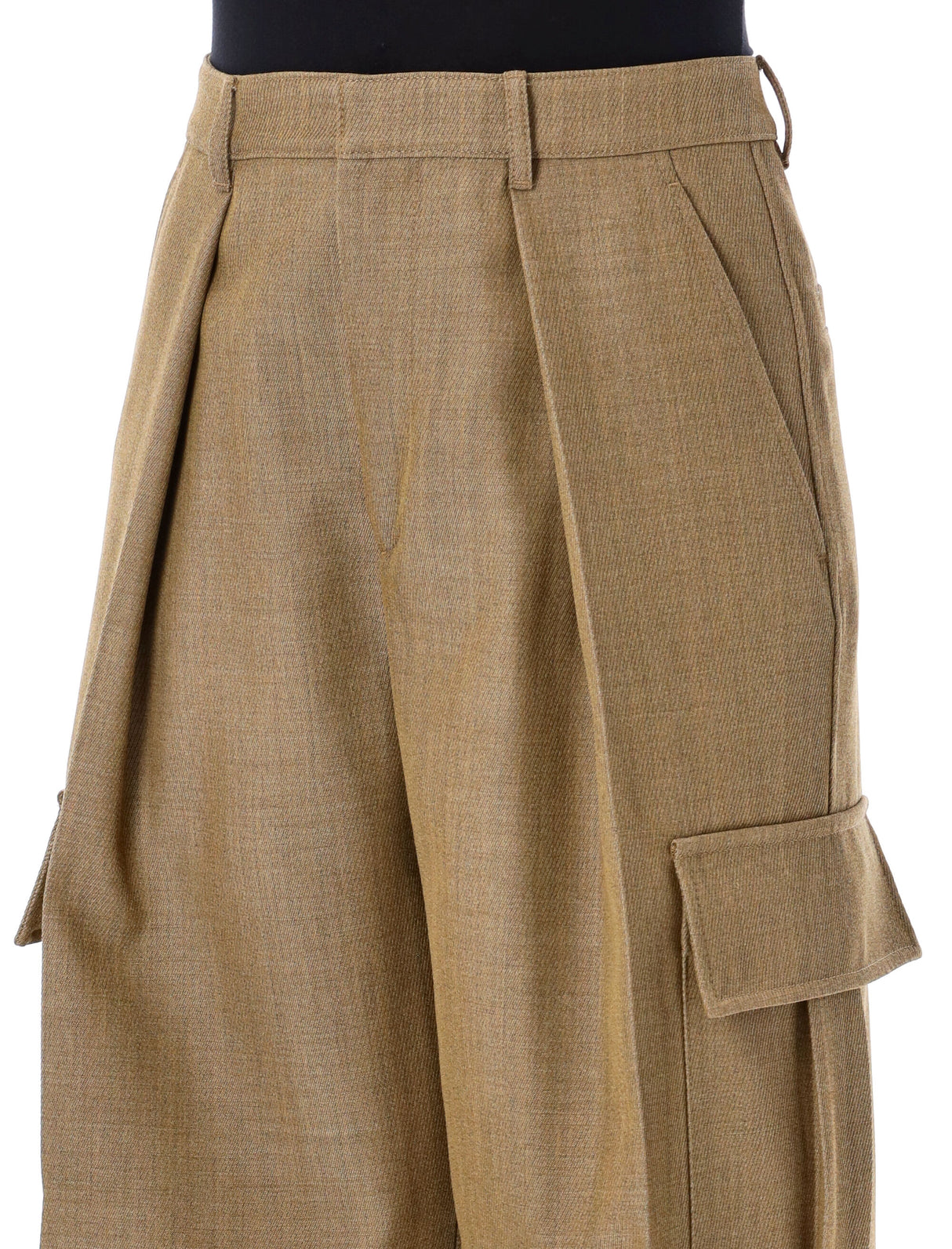 BURBERRY Elegant Wide-Leg Wool Blend Trousers