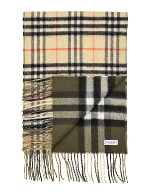 BURBERRY Reversible Vintage Check Cashmere Scarf