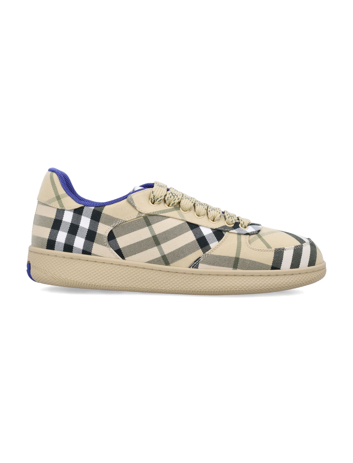 BURBERRY Terrace Check Low-Top Sneakers for Men