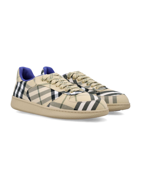 BURBERRY Terrace Check Low-Top Sneakers for Men