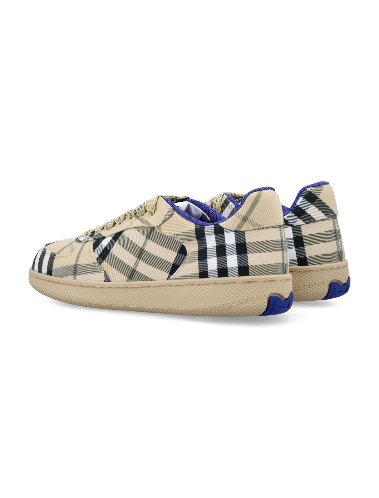 BURBERRY Terrace Check Low-Top Sneakers for Men