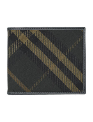 BURBERRY Mini Check Bifold Wallet