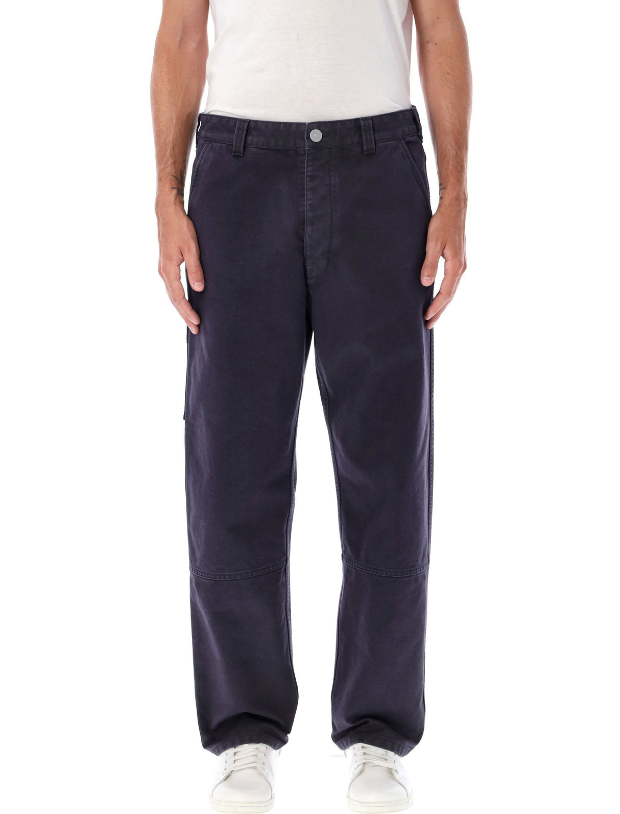 STONE ISLAND Wide-Leg Marina Work Pants - Size 32