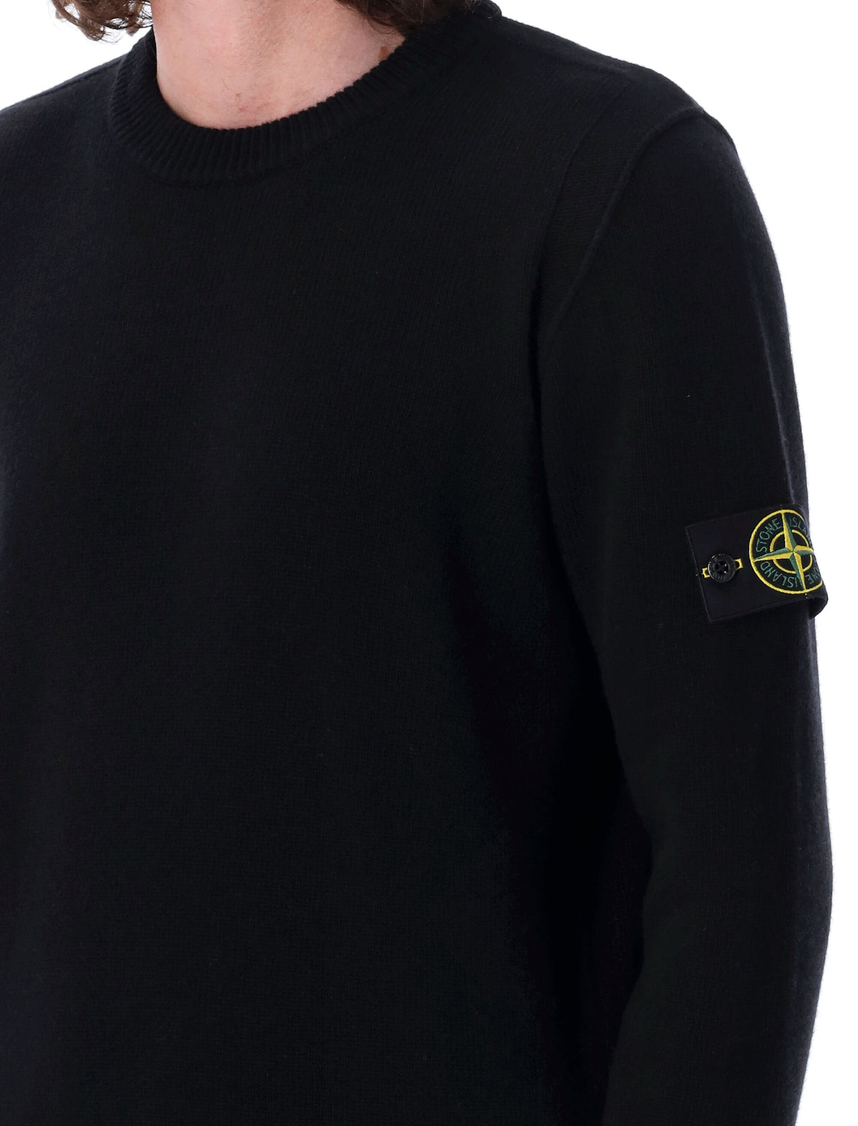 STONE ISLAND Elite Winter Wool-Blend Crew-Neck Sweater - Size L