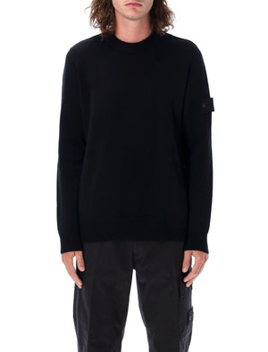 STONE ISLAND Men's Relaxed Fit Crewneck Sweater - Size L