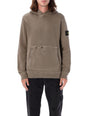 STONE ISLAND Regular Fit Logo Patch Hoodie - Size L