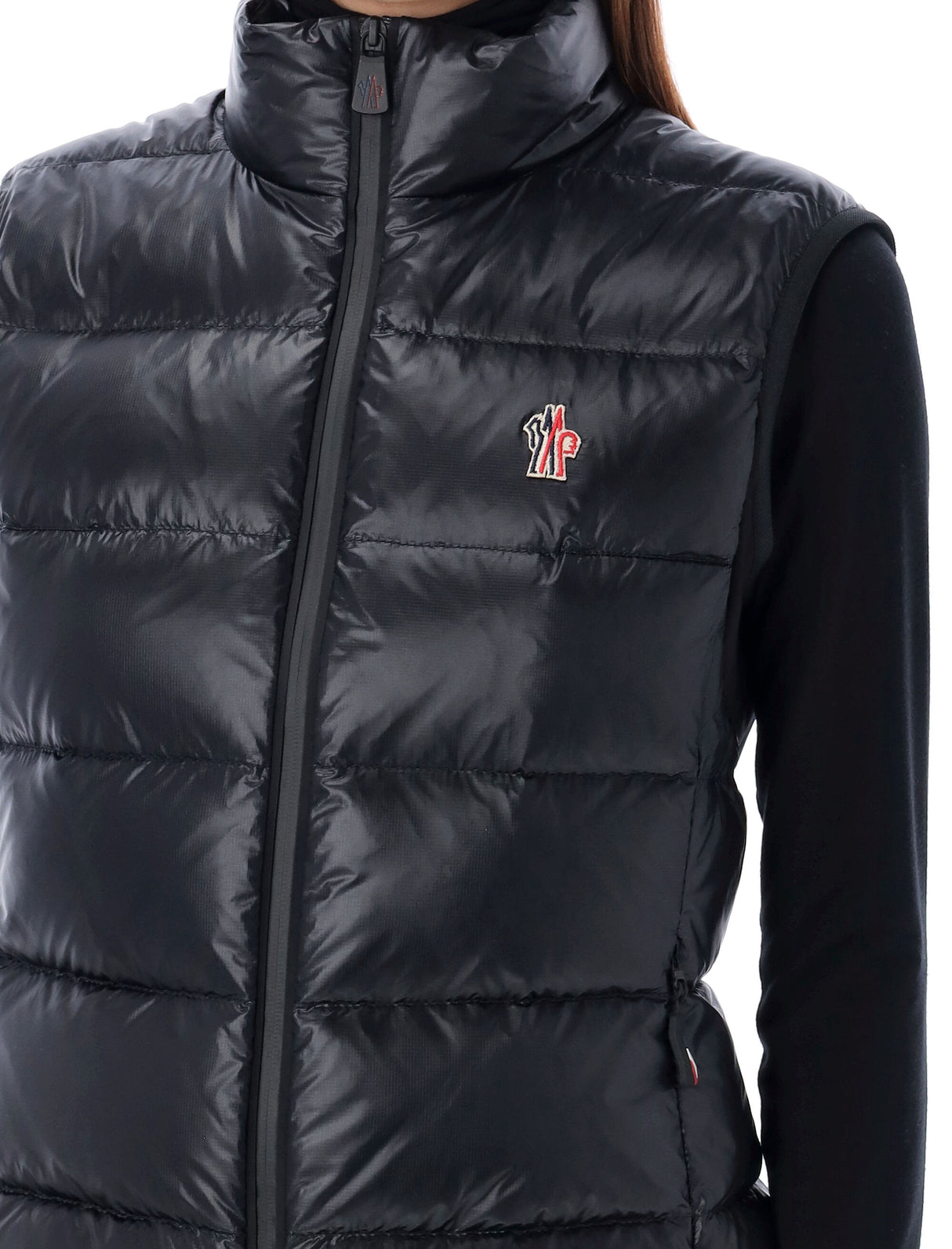 MONCLER GRENOBLE Sleek Nylon Down Vest for Women