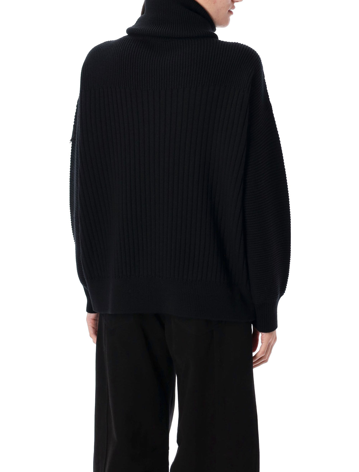 MONCLER GENIUS Tricot Turtleneck Sweater - Loose Fit