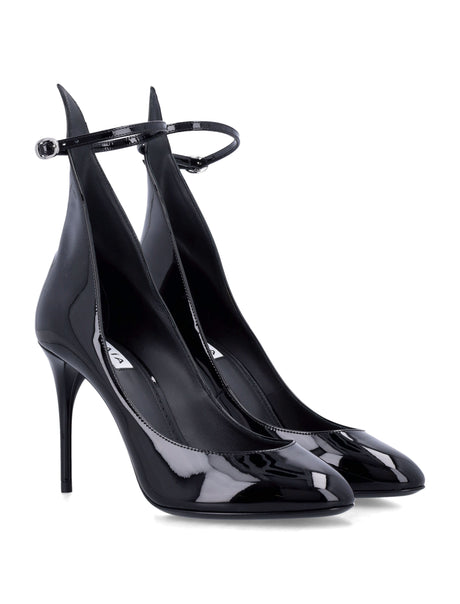 ALAIA Sleek Patent Stiletto Pumps - 9CM Heel