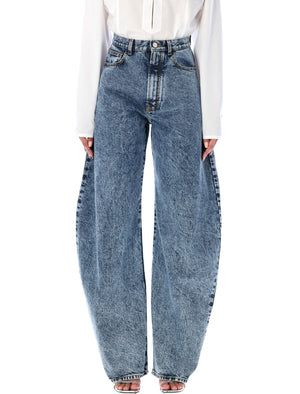 ALAIA High Waisted Round Jeans for Women